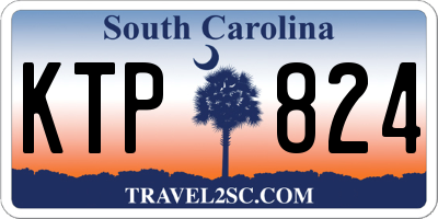 SC license plate KTP824