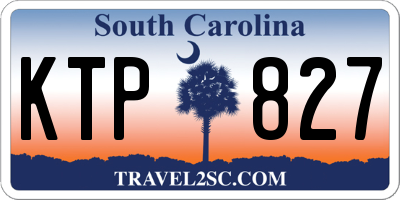 SC license plate KTP827