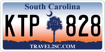 SC license plate KTP828