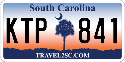 SC license plate KTP841