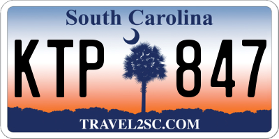SC license plate KTP847