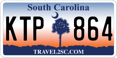 SC license plate KTP864