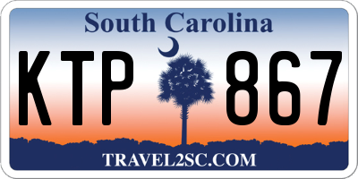 SC license plate KTP867