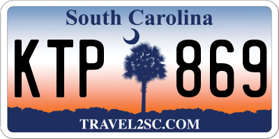 SC license plate KTP869