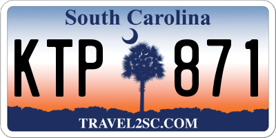SC license plate KTP871