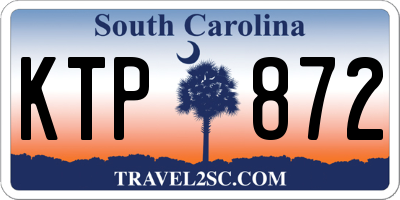 SC license plate KTP872