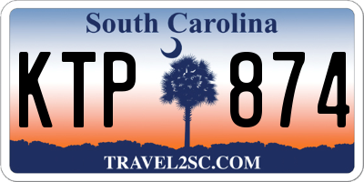 SC license plate KTP874