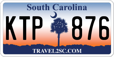 SC license plate KTP876