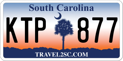 SC license plate KTP877
