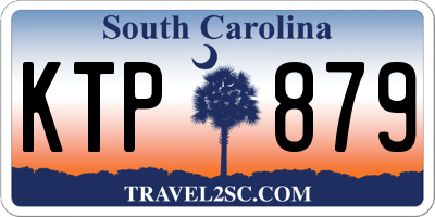 SC license plate KTP879