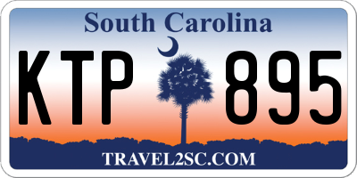 SC license plate KTP895