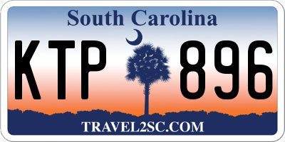 SC license plate KTP896