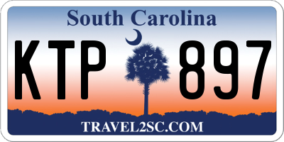 SC license plate KTP897