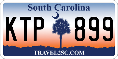 SC license plate KTP899