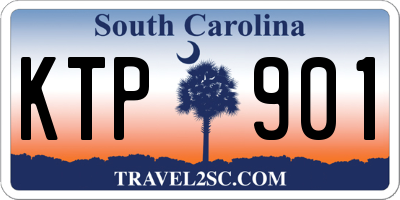 SC license plate KTP901