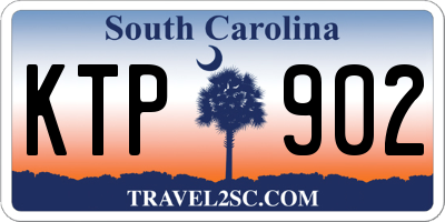 SC license plate KTP902