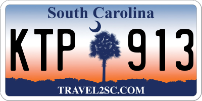 SC license plate KTP913