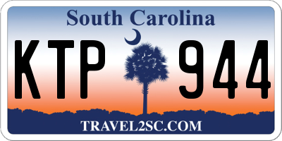 SC license plate KTP944