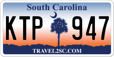 SC license plate KTP947