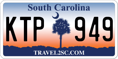 SC license plate KTP949