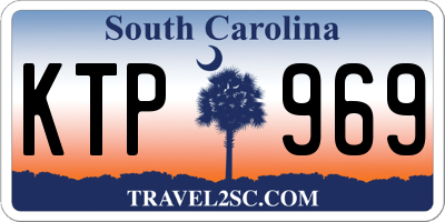 SC license plate KTP969