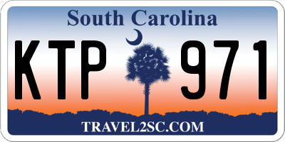 SC license plate KTP971