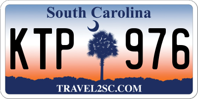 SC license plate KTP976