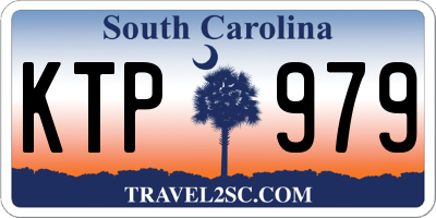 SC license plate KTP979