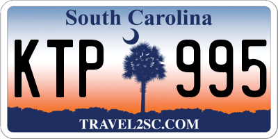 SC license plate KTP995