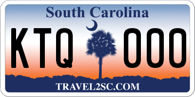 SC license plate KTQ000