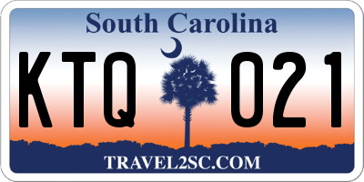 SC license plate KTQ021