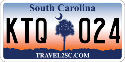 SC license plate KTQ024