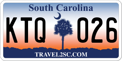 SC license plate KTQ026