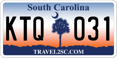 SC license plate KTQ031