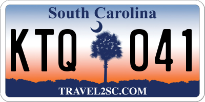 SC license plate KTQ041