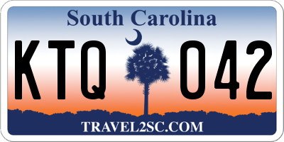SC license plate KTQ042