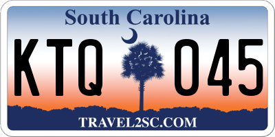 SC license plate KTQ045