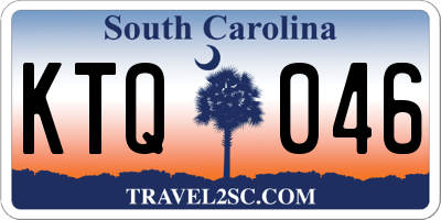 SC license plate KTQ046