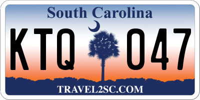 SC license plate KTQ047
