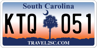 SC license plate KTQ051