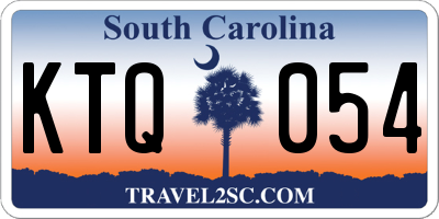 SC license plate KTQ054