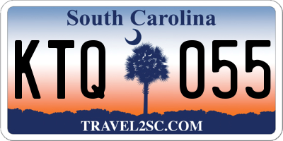SC license plate KTQ055
