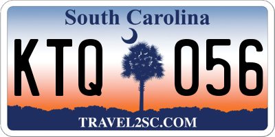 SC license plate KTQ056