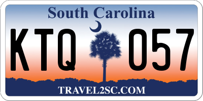 SC license plate KTQ057