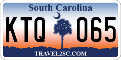 SC license plate KTQ065