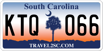 SC license plate KTQ066