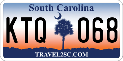 SC license plate KTQ068