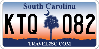 SC license plate KTQ082
