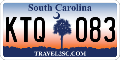 SC license plate KTQ083