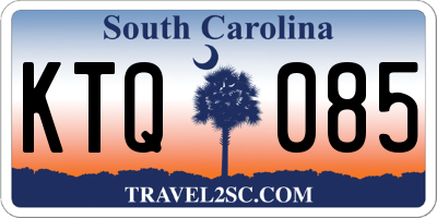 SC license plate KTQ085